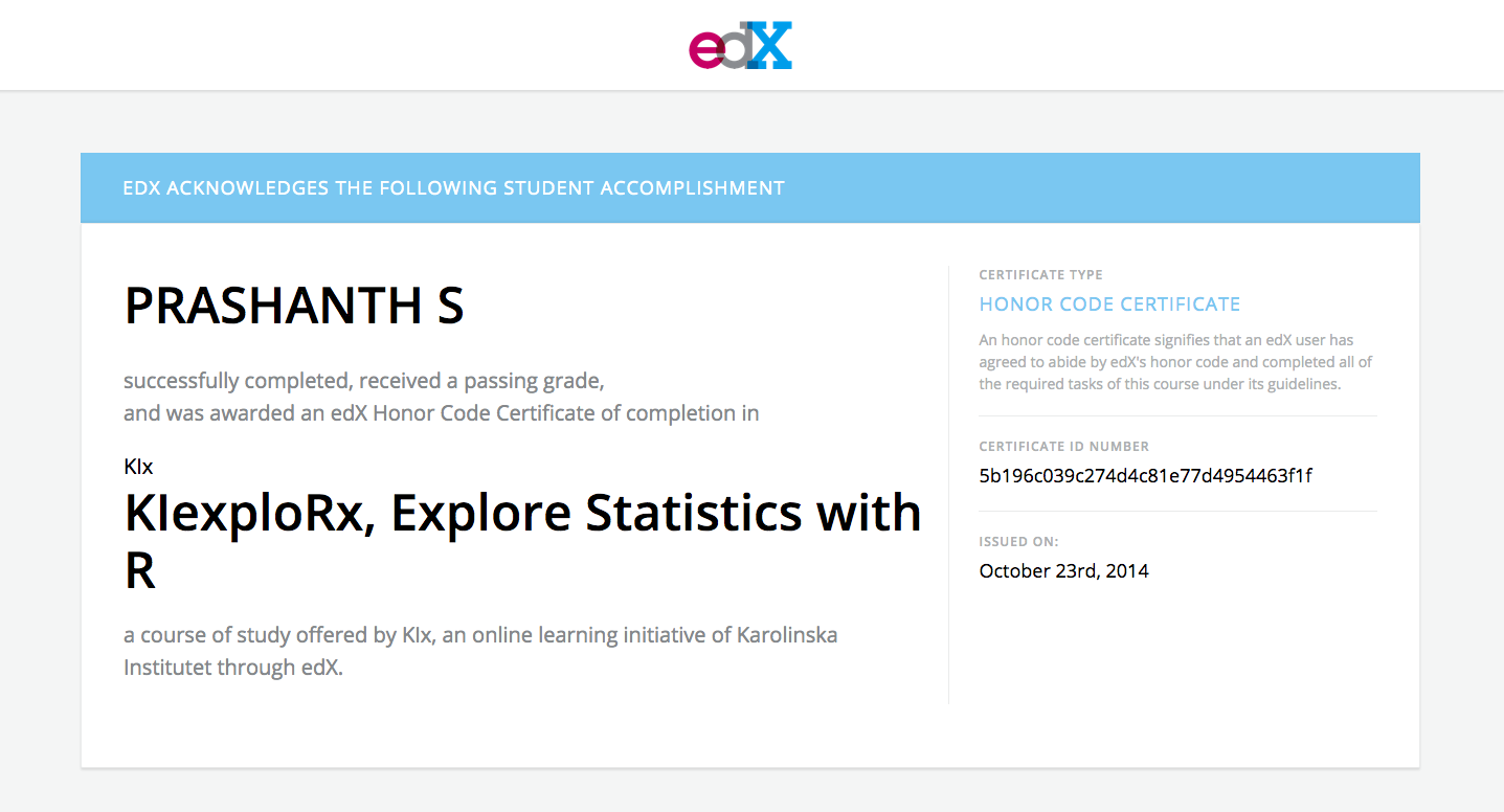 Exploring Statistics with R